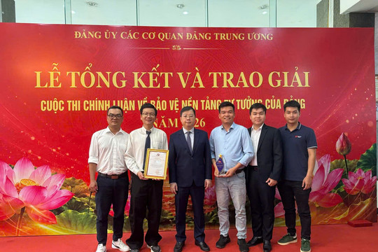 VTV xuất sắc giành giải A cuộc thi chính luận bảo vệ nền tảng tư tưởng Đảng năm 2026