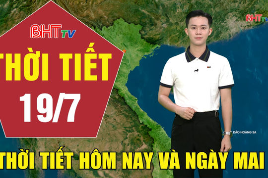 Dự báo thời tiết Hà Tĩnh đêm 18/7 ngày 19/7/2026