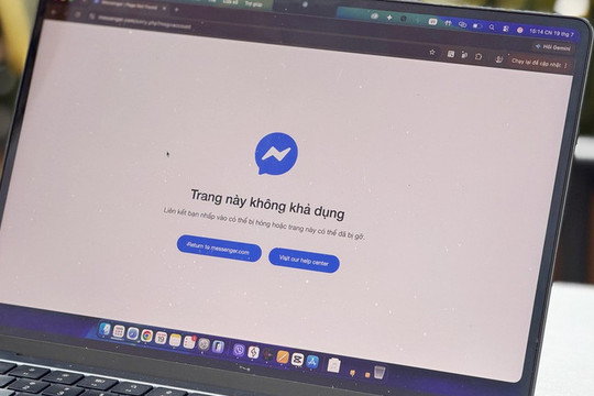 Website Facebook, Messenger gặp sự cố diện rộng