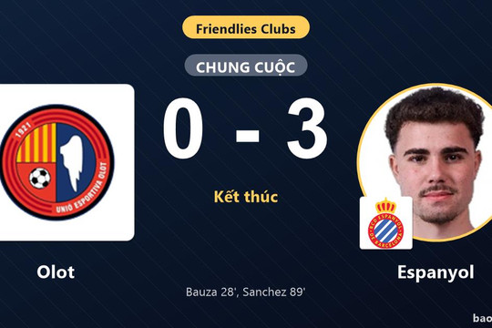 Olot 0-3 Espanyol: Espanyol giành chiến thắng