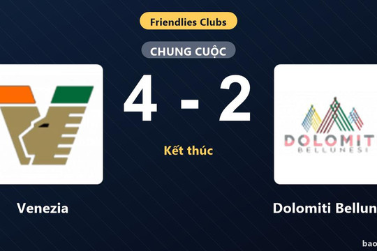 Venezia 4-2 Dolomiti Bellunesi: Venezia giành chiến thắng