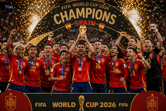 Tây Ban Nha vô địch World Cup 2026: Sự thống trị tuyệt đối của La Roja