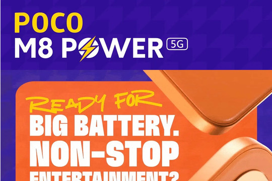 Poco M8 Power 5G lộ diện với pin 8.000 mAh: Bước tiến mới trong phân khúc tầm trung