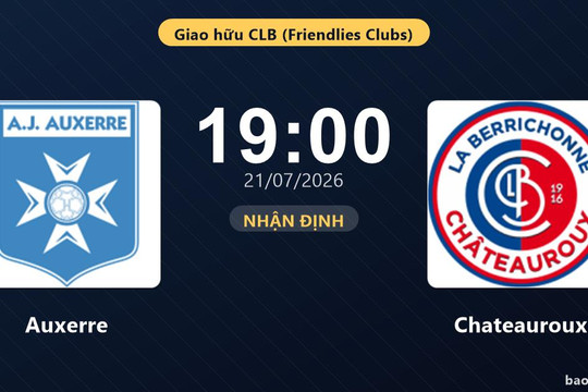 Trận Auxerre vs Chateauroux bị hủy
