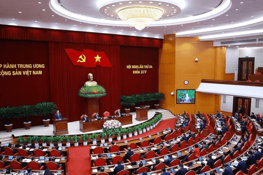 Thông cáo báo chí ngày làm việc thứ tư Hội nghị Trung ương 3 khoá XIV