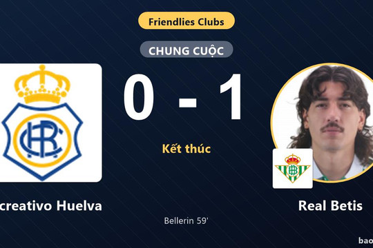 Recreativo Huelva 0-1 Real Betis: Real Betis giành chiến thắng