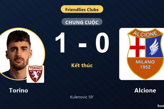 Torino 1-0 Alcione: Torino giành chiến thắng