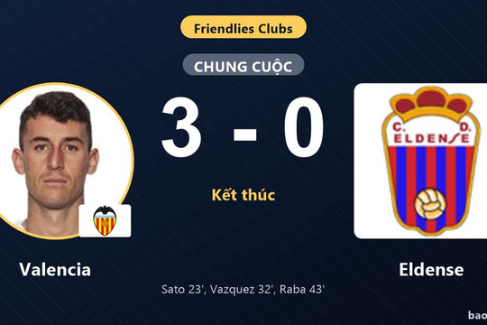Valencia 3-0 Eldense: Valencia giành chiến thắng