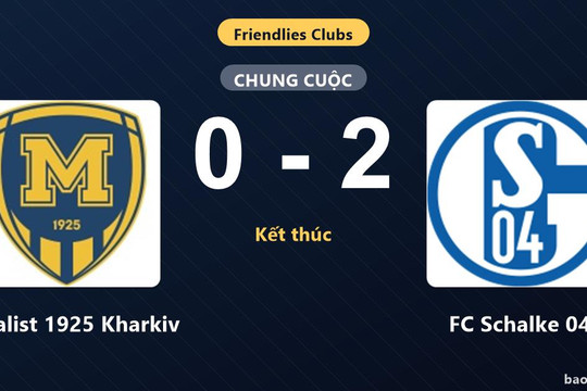Metalist 1925 Kharkiv 0-2 FC Schalke 04: FC Schalke 04 giành chiến thắng
