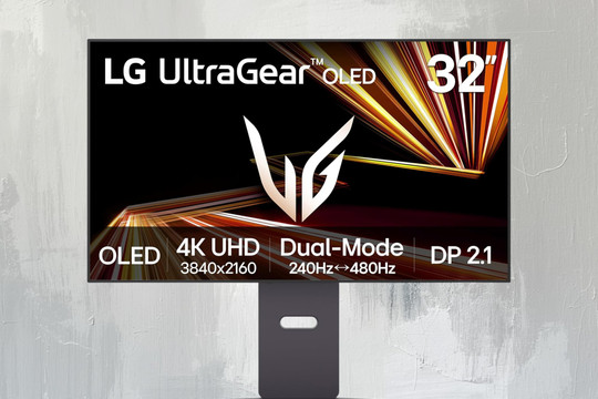 Màn hình LG 32GX870A WOLED: Lựa chọn chuyển đổi linh hoạt giữa 4K 240Hz và FHD 480Hz