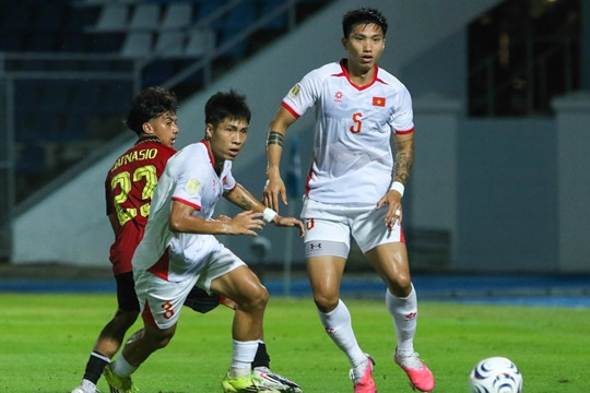 Thắng Timor Leste 7-0, tuyển Việt Nam lộ vết xước chiến thuật nơi hàng thủ