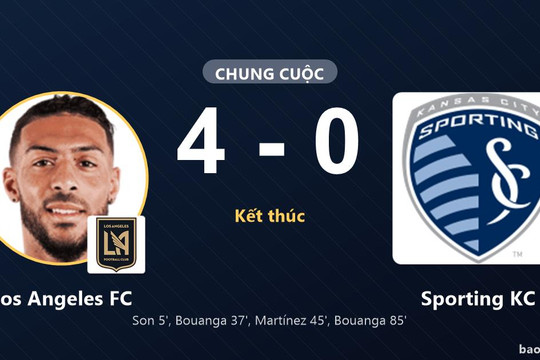 Los Angeles FC 4-0 Sporting KC: Los Angeles FC giành chiến thắng