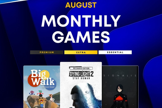 PS Plus tháng 8/2026 có Dying Light 2, Big Walk và Signalis: khác biệt nền tảng