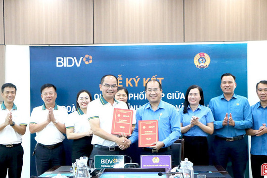 LĐLĐ tỉnh và BIDV Hà Tĩnh hợp tác nâng cao chất lượng phục vụ đoàn viên, người lao động