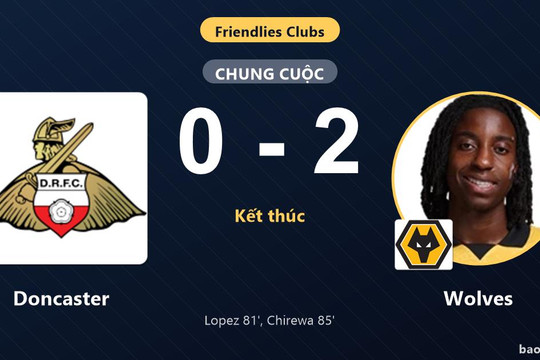 Doncaster 0-2 Wolves: Wolves giành chiến thắng