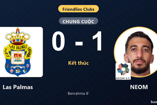 Las Palmas 0-1 NEOM: NEOM giành chiến thắng