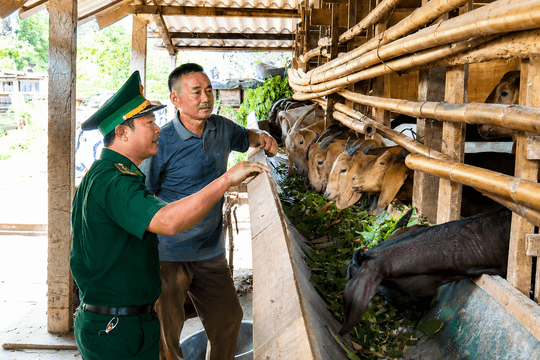 Điểm tựa lòng dân nơi biên cương