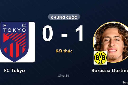 FC Tokyo 0-1 Borussia Dortmund: Borussia Dortmund giành chiến thắng