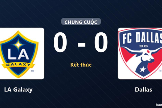 LA Galaxy 0-0 Dallas: Hai đội chia điểm