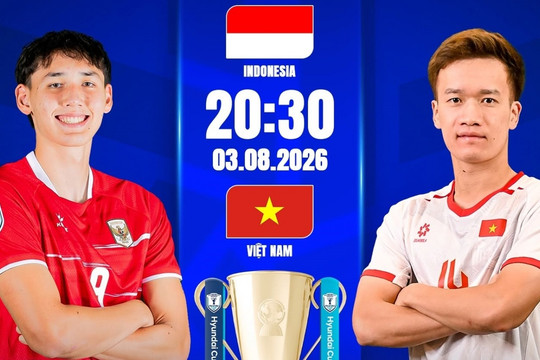 Indonesia vs Việt Nam 20h30 ngày 3/8/2026: Đấu trí bản lề tại ASEAN Cup 2026