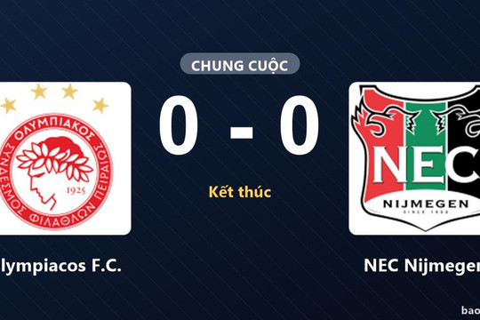 Olympiacos F.C. 0-0 NEC Nijmegen: Hai đội chia điểm
