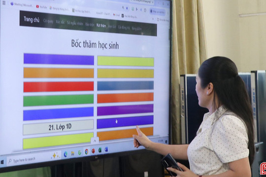 Bốc thăm xếp lớp - bảo đảm công bằng, minh bạch tại các trường học ở phường Thành Sen