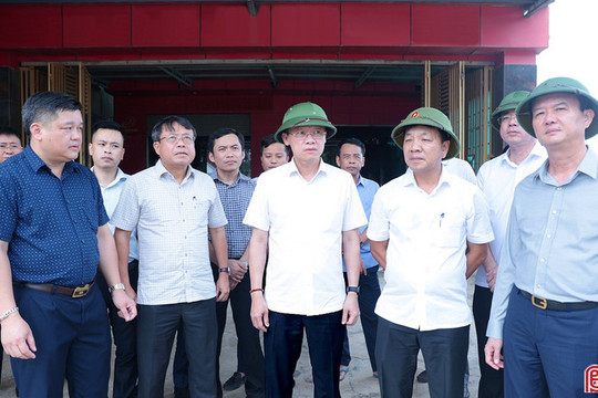 Tập trung tháo gỡ khó khăn, đảm bảo tiến độ Tiểu dự án Cải thiện cơ sở hạ tầng đô thị Hương Khê