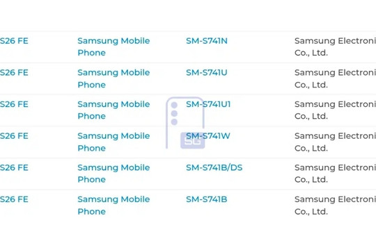 Samsung Galaxy S26 FE cùng Galaxy Tab S12 Series lộ diện trên Bluetooth SIG trước ngày ra mắt