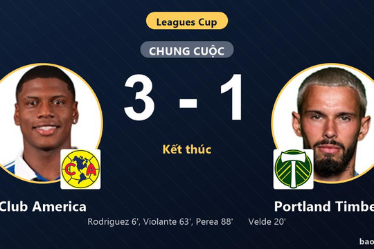 Club America 3-1 Portland Timbers: Club America giành chiến thắng