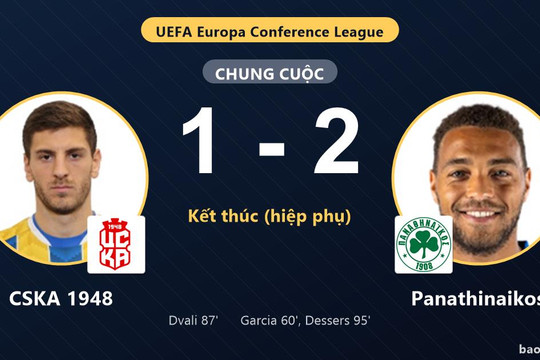 CSKA 1948 1-2 Panathinaikos: Panathinaikos giành chiến thắng