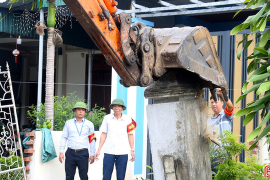 Cưỡng chế, bàn giao mặt bằng Dự án Hạ tầng Khu du lịch biển Xuân Thành