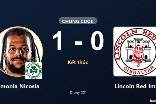 Omonia Nicosia 1-0 Lincoln Red Imps: Omonia Nicosia giành chiến thắng