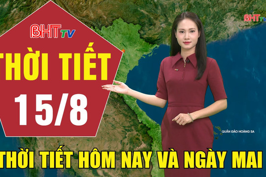 Dự báo thời tiết Hà Tĩnh đêm 14/8 ngày 15/8/2026