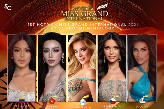 Emoura Phạm được dự đoán đạt ngôi vị Á hậu 1 Miss Grand International 2026 tại Ấn Độ