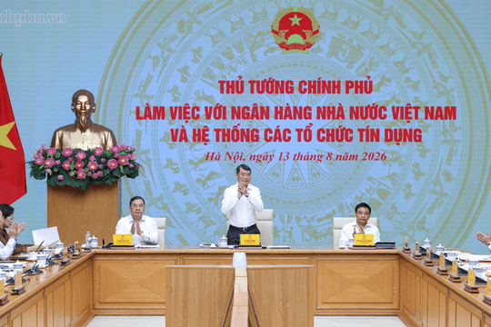 Kết luận của Thủ tướng tại buổi làm việc với Ngân hàng Nhà nước và hệ thống các tổ chức tín dụng