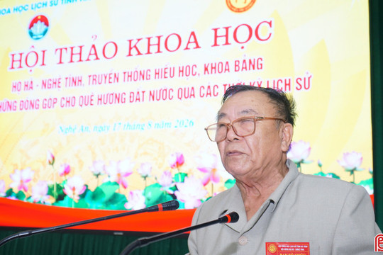 Hội thảo khoa học về truyền thống hiếu học, khoa bảng họ Hà - Nghệ Tĩnh