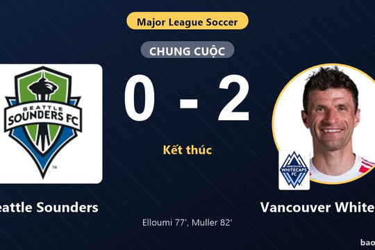 Seattle Sounders 0-2 Vancouver Whitecaps: Vancouver Whitecaps giành chiến thắng