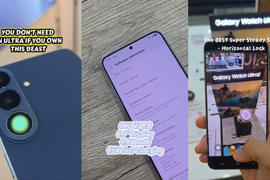 Samsung Galaxy S26 FE lộ video thực tế với cụm camera Ambient Island cùng chip Exynos 3nm