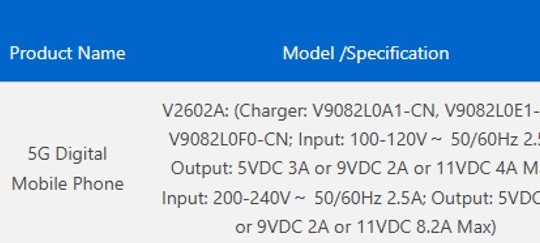 Thông số vivo X500 lộ diện qua chứng nhận 3C: Pin 7.500mAh, sạc nhanh 90W, màn hình 1.5K