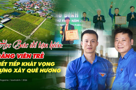 Học Bác để tận hiến: Đảng viên trẻ viết tiếp khát vọng dựng xây quê hương