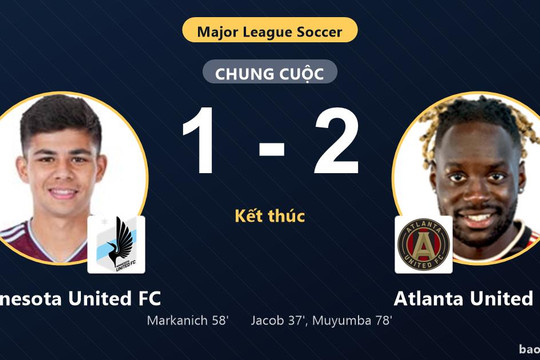 Minnesota United FC 1-2 Atlanta United FC: Atlanta United FC giành chiến thắng