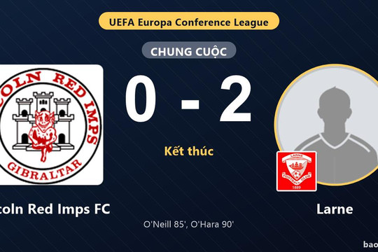 Lincoln Red Imps FC 0-2 Larne: Larne giành chiến thắng