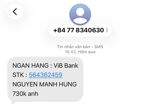 Cảnh báo thủ đoạn giả danh shipper lừa đảo chuyển tiền từ dữ liệu mua sắm bị rò rỉ trên mạng