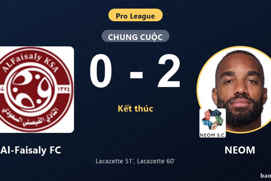 Al-Faisaly FC 0-2 NEOM: NEOM giành chiến thắng