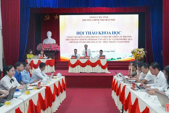Trường Chính trị Trần Phú bàn giải pháp nâng cao chất lượng cán bộ chủ chốt các phường