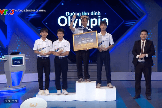 Đường lên đỉnh Olympia: Cao Minh Phúc xuất sắc giành chiến thắng cuộc thi tháng 1 quý IV
