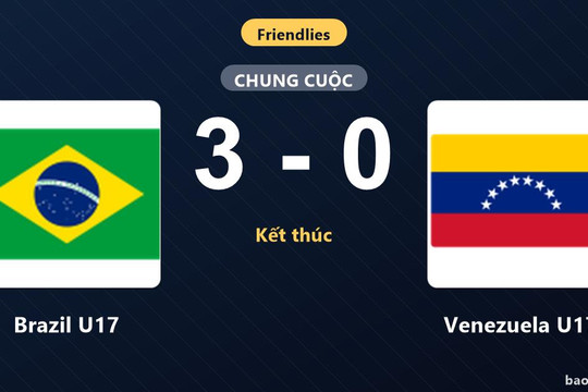 Brazil U17 3-0 Venezuela U17: Brazil U17 giành chiến thắng