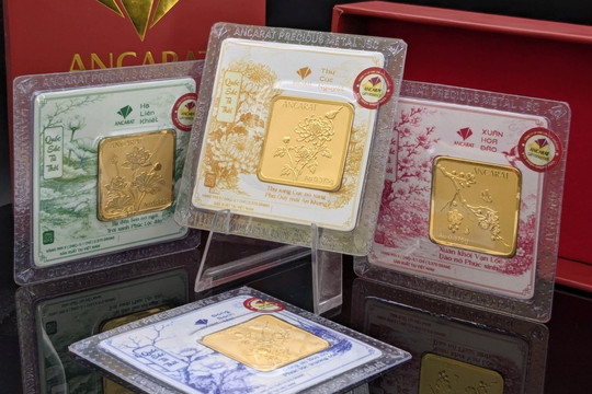 Giá vàng miếng, nhẫn trơn hôm nay chiều 27/8/2026 tại SJC, DOJI, PNJ, BTMH, Mi Hồng