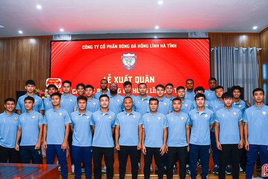 Hồng Lĩnh Hà Tĩnh xuất quân, đặt mục tiêu lọt tốp đầu mùa giải 2026/2027