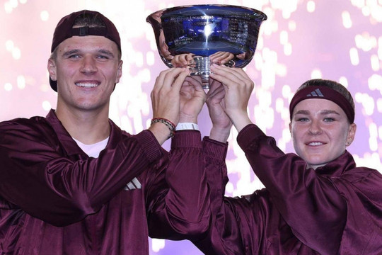 Muchova và Mensik tạo địa chấn tại US Open 2026 khi vô địch đôi nam nữ từ suất đặc cách